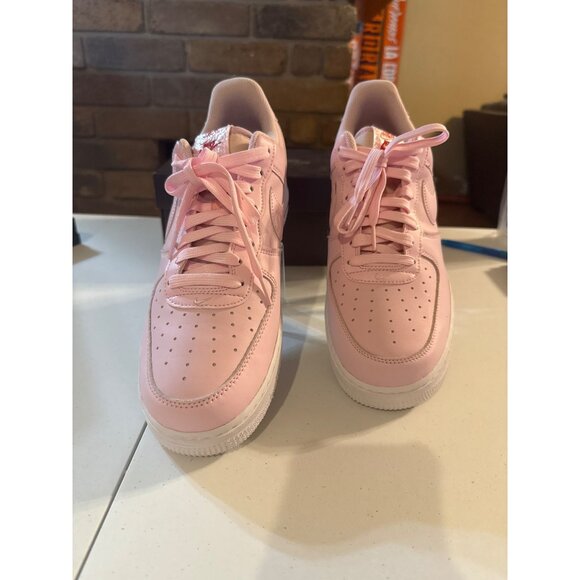 Nike Air Force 1 M11 Low Pink Sneakers with Flower Design - Picture 2 of 10